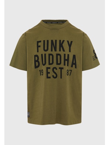 relaxed fit t-shirt με funky buddha τύπωμα