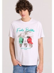 t-shirt με vintage photographic τύπωμα