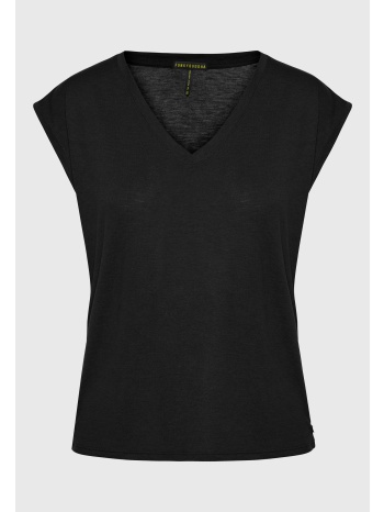 γυναικείο μονόχρωμο t-shirt από βισκόζη