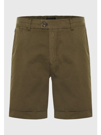 garment dyed chino βερμούδα με ρεβέρ