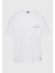 t-shirt με tropical τύπωμα από οργανικό βαμβάκι