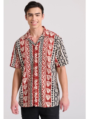 relaxed fit πουκάμισο με pattern