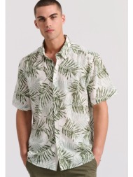 relaxed fit εμπριμέ πουκάμισο