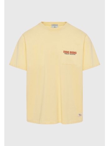 t-shirt με tropical τύπωμα από οργανικό βαμβάκι