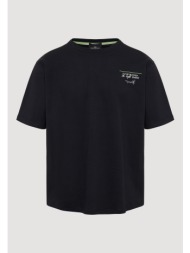 t-shirt με floral frame τύπωμα στη πλάτη