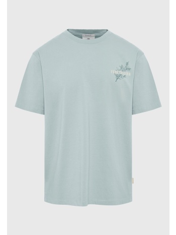 relaxed fit t-shirt με text artwork από οργανικό βαμβάκι