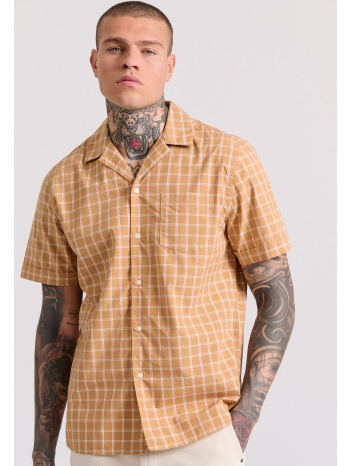 relaxed fit yarn dyed καρό πουκάμισο