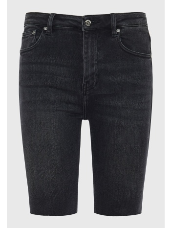 γυναικεία τζιν βερμούδα με raw edges