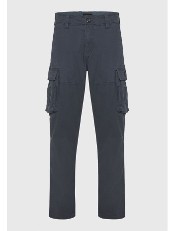 loose tapered fit cargo παντελόνι σε ζακάρ ύφανση