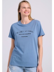 organic cotton t-shirt με τύπωμα στη πλάτη