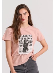 γυναικείο t-shirt με photographic τύπωμα