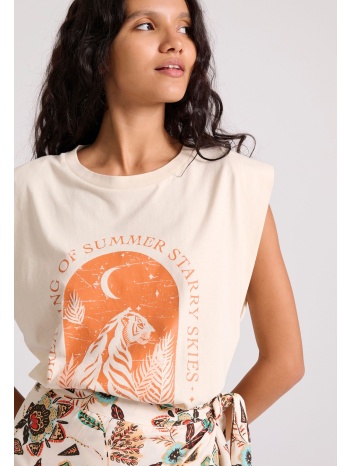 γυναικείο t-shirt από οργανικό βαμβάκι με τύπωμα