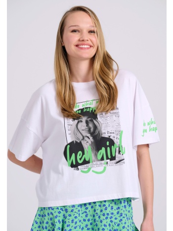 oversized t-shirt με photographic τύπωμα
