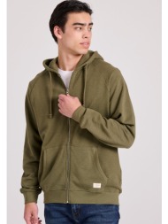 relaxed fit φούτερ ζακέτα