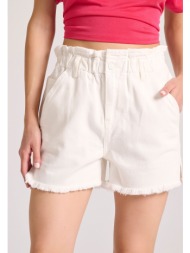 baggy garment dyed τζιν σορτς με φθορές