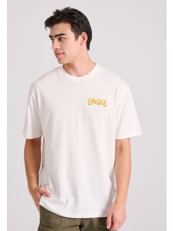 relaxed fit t-shirt με vintage τύπωμα στην πλάτη garage 55