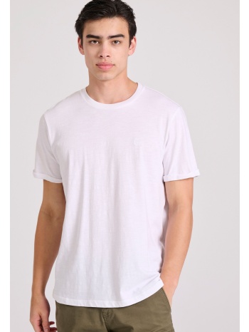 βαμβακερό t-shirt με κεντημένο logo garage 55