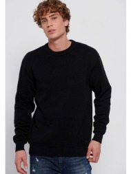 βαμβακερό πουλόβερ με 3d πλέξη