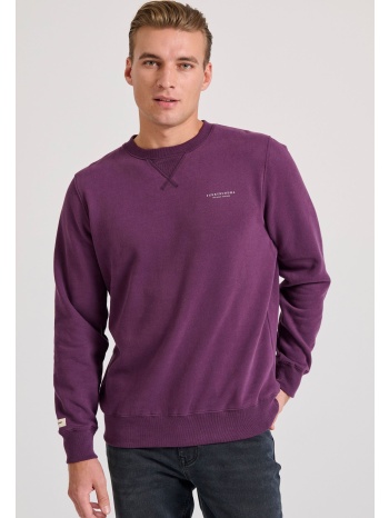 ανδρικό φούτερ με τυπωμένο logo - the essentials