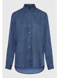 loose fit μακρύ καρό πουκάμισο