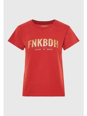 t-shirt με branded τύπωμα στο στήθος