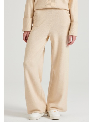 πλεκτό casual παντελόνι από βισκόζη