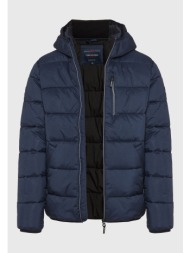 ανδρικό puffer μπουφάν με κουκούλα