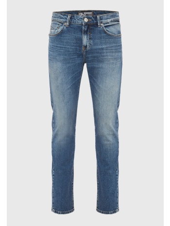 slim fit τζιν παντελόνι με whisker details - ltb x funky