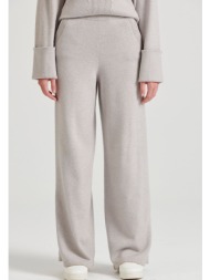 πλεκτό casual παντελόνι από βισκόζη