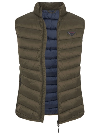 ανδρικό αμάνικο καπιτονέ μπουφάν