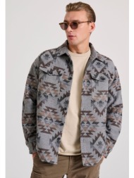 overshirt flannel πουκάμισο με pattern