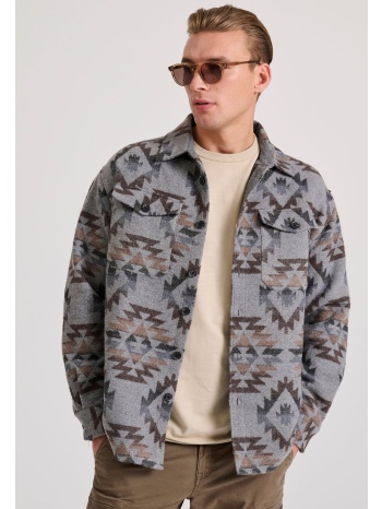 overshirt flannel πουκάμισο με pattern