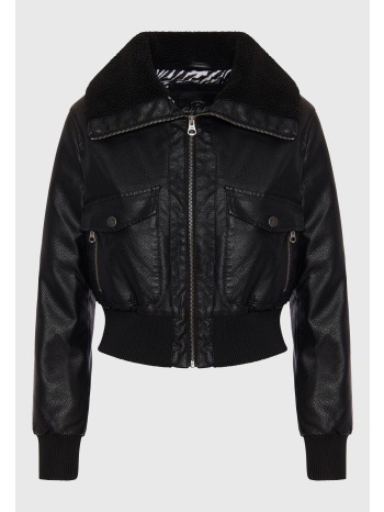 γυναικείο biker jacket από οικολογικό δέρμα (pu)