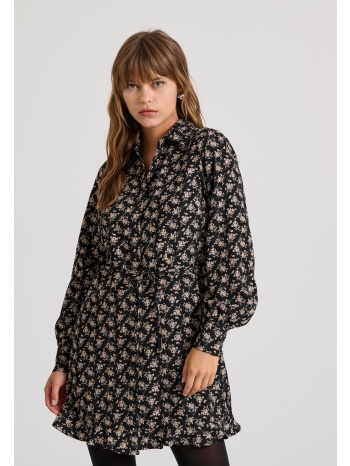 σεμιζιέ εμπριμέ μίνι φόρεμα