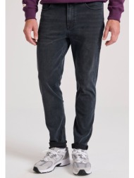 slim fit τζιν παντελόνι με ελαφρύ ξεθώριασμα