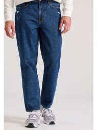 loose fit τζιν παντελόνι με destroyed effects