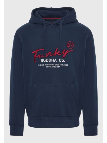 relaxed fit φούτερ με κέντημα στο στήθος