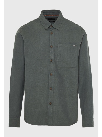 relaxed fit flannel πουκάμισο με pattern