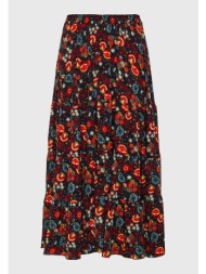 midi εμπριμέ φούστα με ...