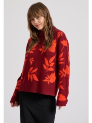 πλεκτή μπλούζα με fall ...