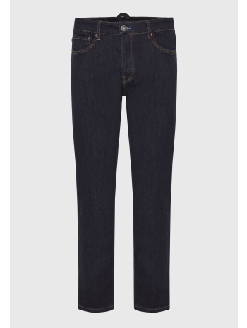 straight fit τζιν παντελόνι με whisker details