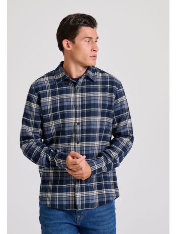 ανδρικό flannel καρό πουκάμισο
