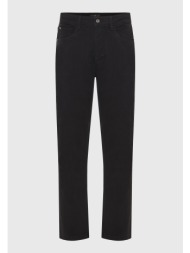 loose tapered fit casual παντελόνι σε ζακάρ ύφανση
