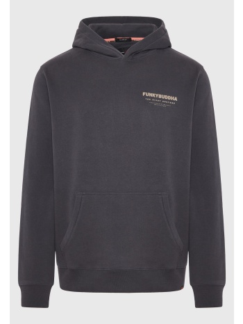 relaxed fit φούτερ με τύπωμα στην πλάτη