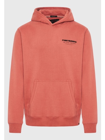 relaxed fit φούτερ με τύπωμα στην πλάτη