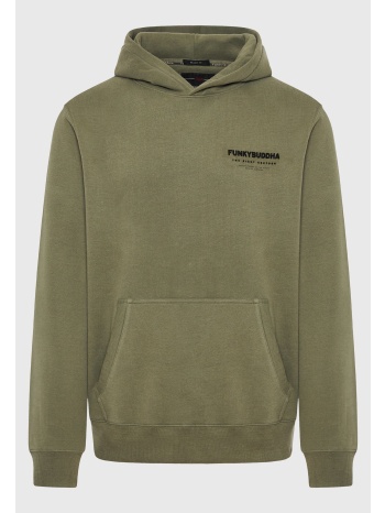 relaxed fit φούτερ με τύπωμα στην πλάτη