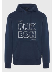 relaxed fit φούτερ με embossed τύπωμα στο στήθος