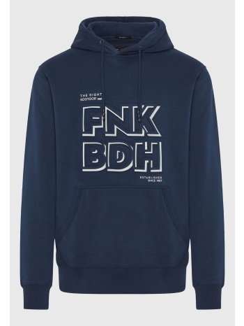 relaxed fit φούτερ με embossed τύπωμα στο στήθος