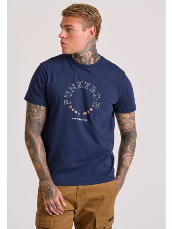 t-shirt με graphic τύπωμα στο στήθος