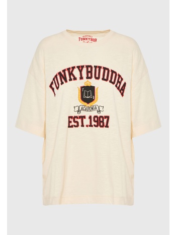 loose fit t-shirt με funky buddha τύπωμα
